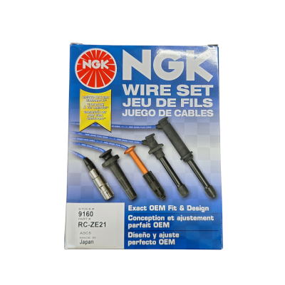 NGK OEM Replacement Spark Plug Wires for 1990-2000 Mazda Miata, NGK 9160 - Image 1