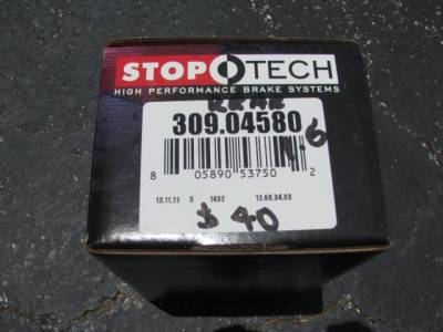 Stoptech Street Performance 1.6 Rear Brake Pads, Set - 309.04580 - Image 2