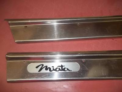 '90 - '97 Miata Door Sills, stainless steel set - Image 2