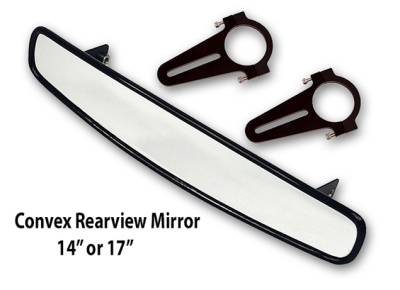 Longacre 14" or 17" convex rearview mirror for Miata