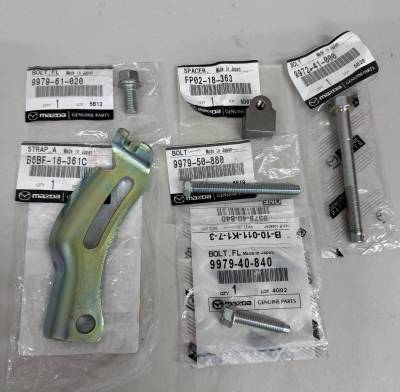 '94 -'05 OEM Mazda Miata alternator tensioner, bracket & hardware
