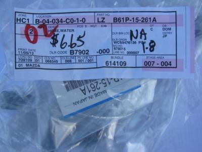 '90-'00 Miata Bypass Hose - B61P-15-261A