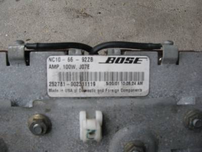 '99-'05 Mazda Miata Bose Amplifier Unit - Image 3